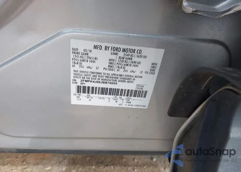 2018 Ford Edge Sel from USA, damaged, VIN 2FMPK4J86JBB70055